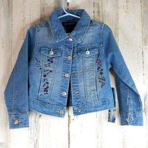 Blue Spice Denim Jeans Jacket NWT Girl Size 5